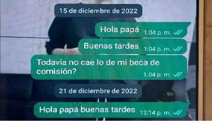 Le robó la beca de 7 mil 500 pesos a su propia hija y la bloqueó para que no le reclamara