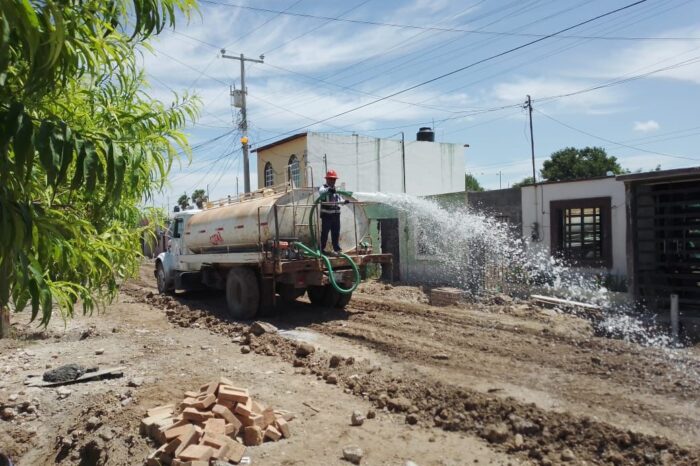 Llevó Gobierno del Presidente Carlos Peña Ortiz inversión a colonia Lampasitos