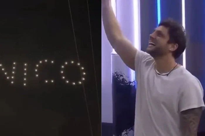 Fans de Nicola Porcella le llevan show de drones; su reacción conmueve