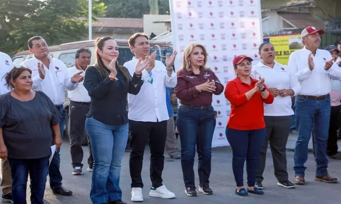 Entrega alcaldesa obra de colector en Nuevo Laredo
