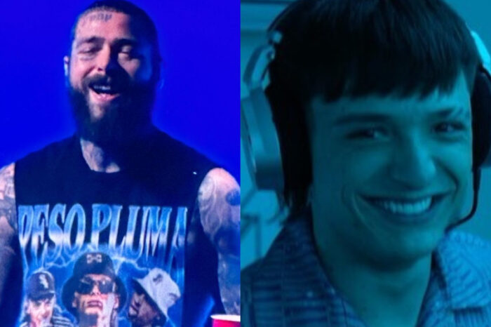 Post Malone usa playera de Peso Pluma en su concierto en México; Doble P reacciona a épico momento