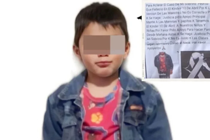 Pedrito acudió a clases en su kínder de CDMX y salió sin vida; familia pide justicia