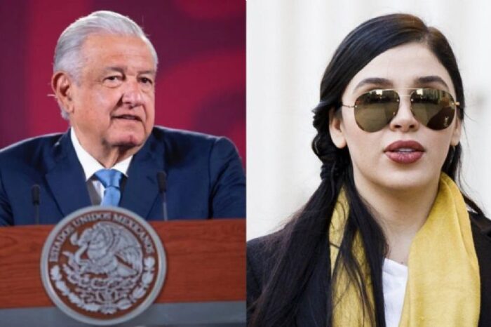 Le corresponde a la FGR solicitar la extradición de Emma Coronel: AMLO