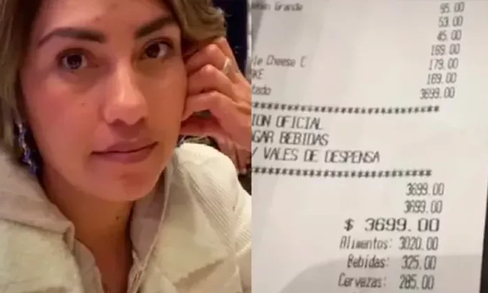 La invitan a comer, llega con toda la familia y no quiere pagar