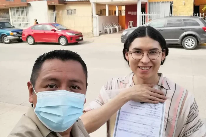 Expiden la primera acta para persona no binarie en Tamaulipas 