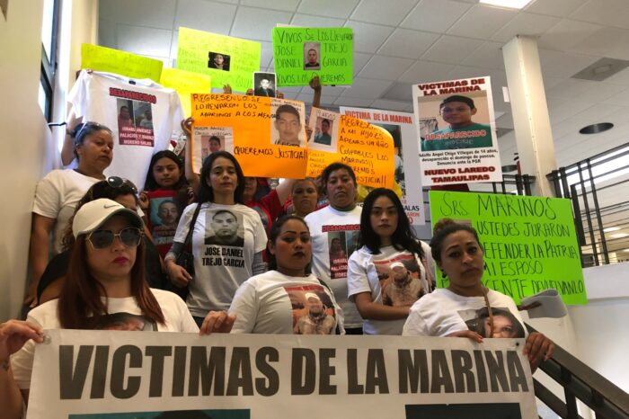 Familiares de personas desaparecidas por Marinos en 2018 acusan a FGR y CEAV de ocultarles informaciónLos restos de dos jóvenes detenidos/desaparecidos estuvieron cinco años en una fosa común en Nuevo Laredo.Esta semana confirmaron su identidad mediante peritajes de ADNCOMUNICADO DE PRENSA