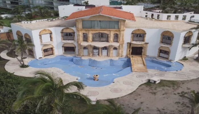 Así quedó la exmansión de Luis Miguel tras el paso de ‘Otis’