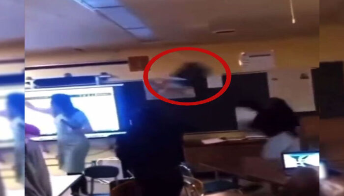 Maestra queda inconsciente en plena clase; un alumno la golpeó con una silla