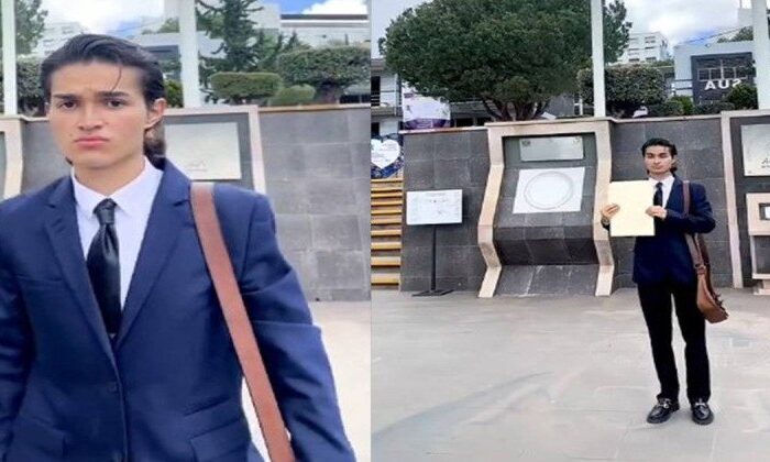 “Se les olvidó venir”: Joven se titula con el mejor promedio, pero su familia no lo acompañó