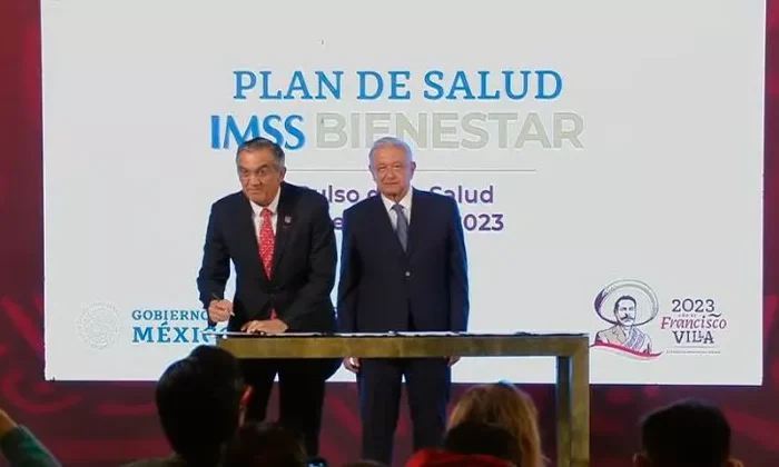 Firma Américo Villarreal el Acuerdo Nacional para la Federalización de los servicios de salud y la creación del IMSS-Bienestar