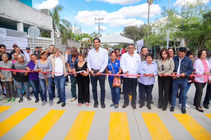 Entregó Alcalde Carlos Peña Ortiz pavimentación que beneficia a más de 6 Mil personas