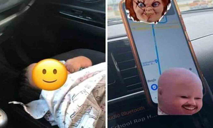 Mujer manda a su bebé solo en un taxi para no ver a su expareja