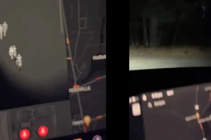 Va de noche a un panteón y su Tesla detecta muchas de personas cerca