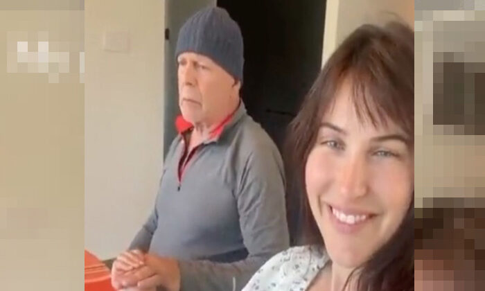 Hija de Bruce Willis comparte tierno momento con el actor