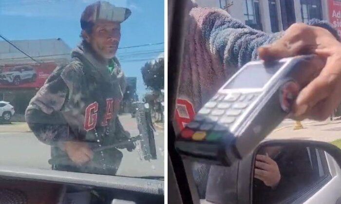 Limpiaparabrisas se vuelve viral tras sacar terminal y aceptar pago con tarjeta