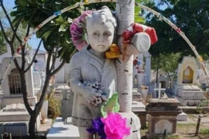 Así es la tumba del “niño milagroso” que murió hace casi cien años