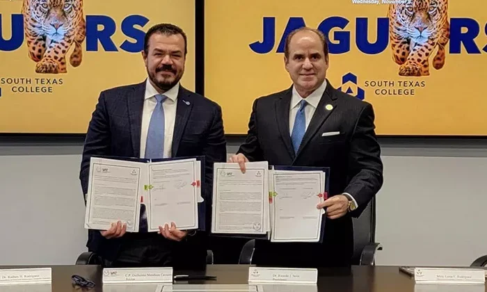 Firma UAT acuerdo con South Texas College