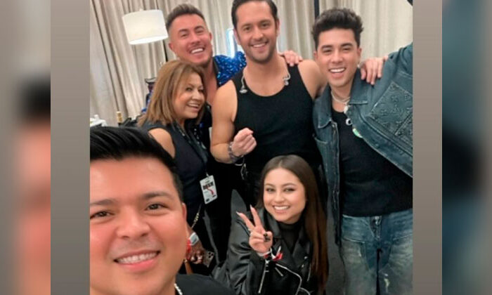 Captan a Karol Sevilla con Mario Bautista en concierto de RBD