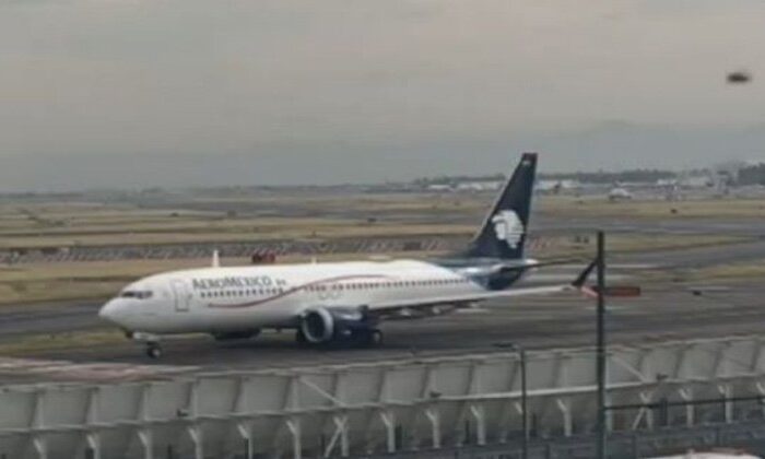 Captan extraño objeto en aeropuerto de la CDMX