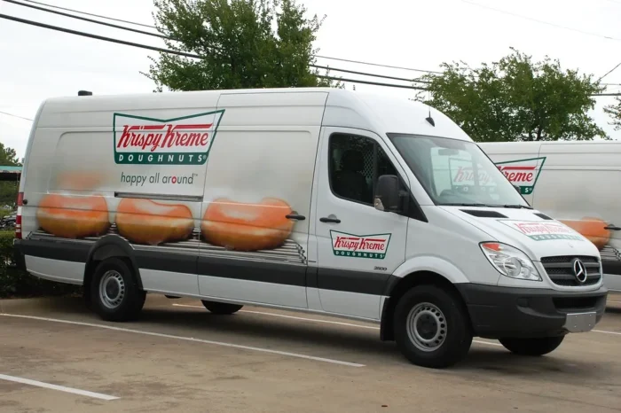 El antojo estaba fuerte; mujer se roba camioneta de Krispy Kreme