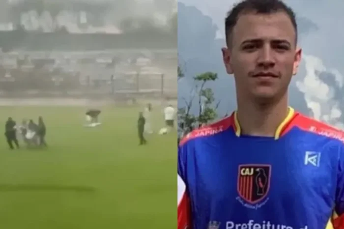 Video: Muere futbolista tras caerle un rayo en la cabeza en Brasil