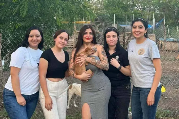 Karely Ruiz paga la deuda de un refugio de perritos