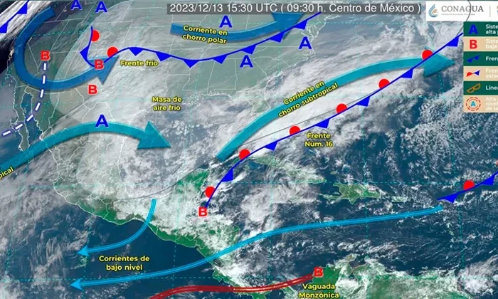 Ingresa frente frío número 17 a Tamaulipas
