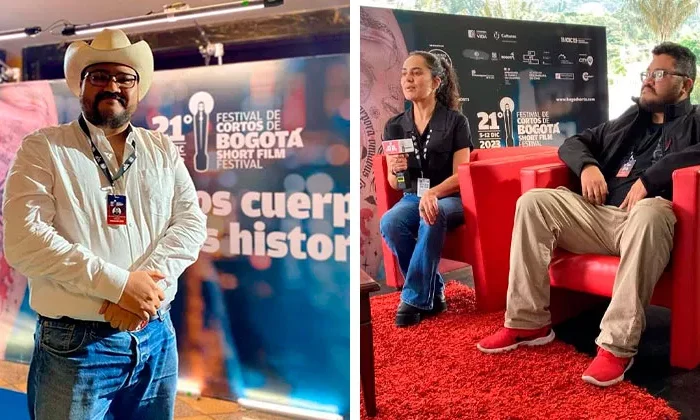 Cineasta Tamaulipeco destaca en el Festival de Cortos de Bogotá