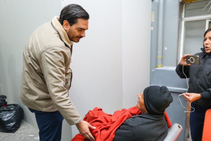 Encabezó Carlos Peña Ortiz Operativo para resguardar personas sin hogar, en Reynosa