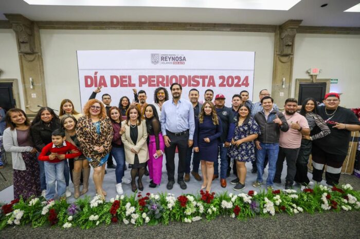 Convivió Alcalde Carlos Peña Ortiz por Día del Periodista con comunicadores de Reynosa
