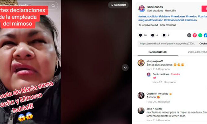 Exempleada doméstica de ‘El Mimoso’ lo defiende tras ser acusado de agresión por su esposa