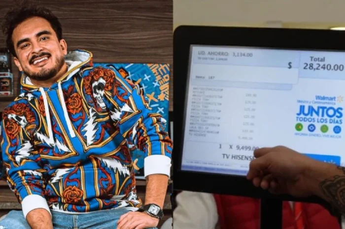 Ricardo de 'La Cotorrisa' regala despensa, TV y juguetes a mujer en supermercado