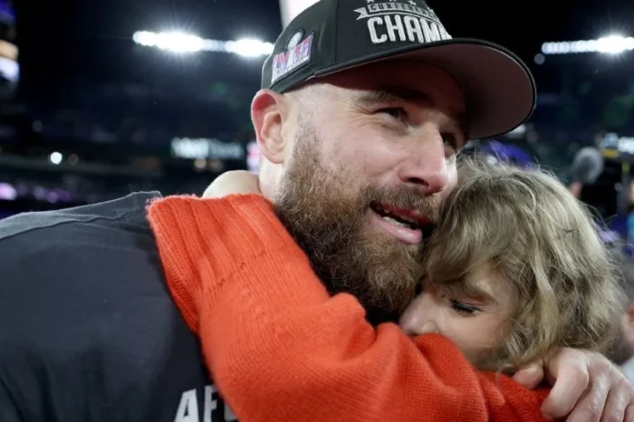 Así fue la celebración entre Taylor Swift y Travis Kelce ante el pase al Super Bowl