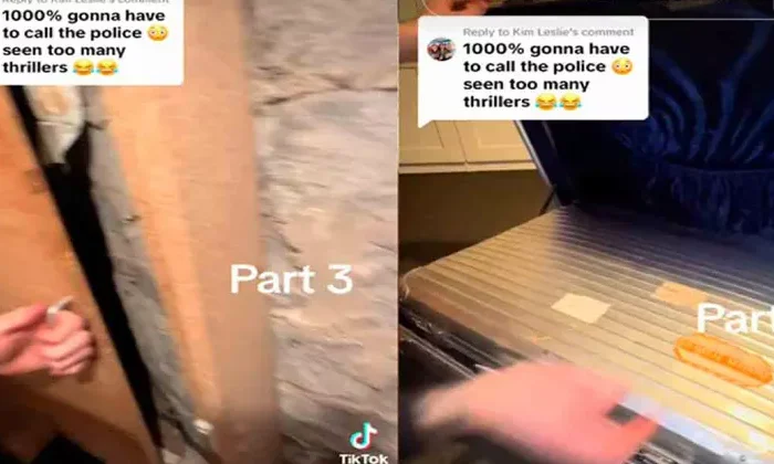 Remodelaban su casa y descubren algo espeluznante en una maleta oculta en la pared