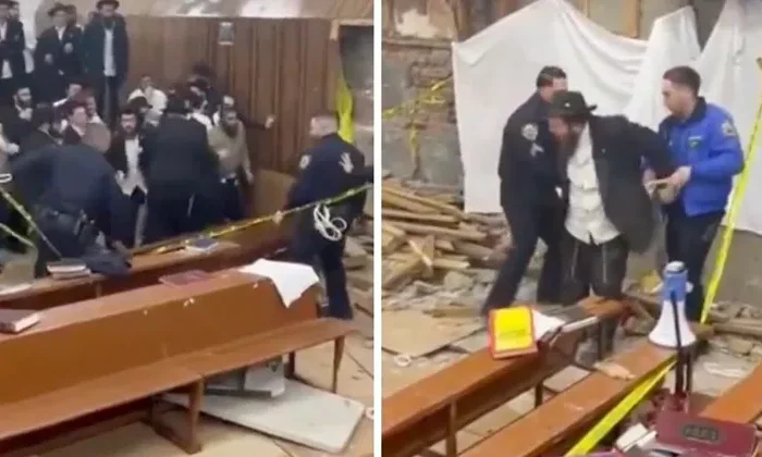 Hallan túneles secretos dentro de una sinagoga en NY, llegan a un baño de mujeres