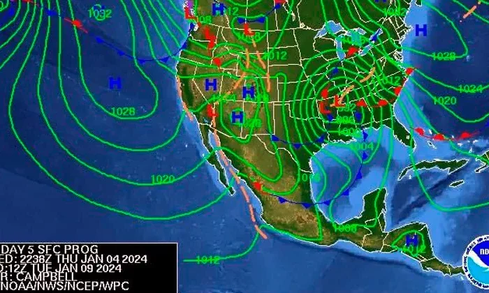 Frente frío 25 llegará a Tamaulipas la próxima semana