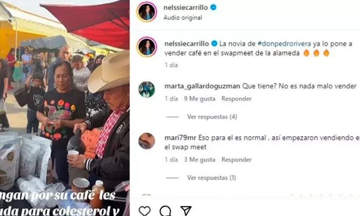 Captan al papá de Jenni Rivera vendiendo café en la calle junto a su nueva novia