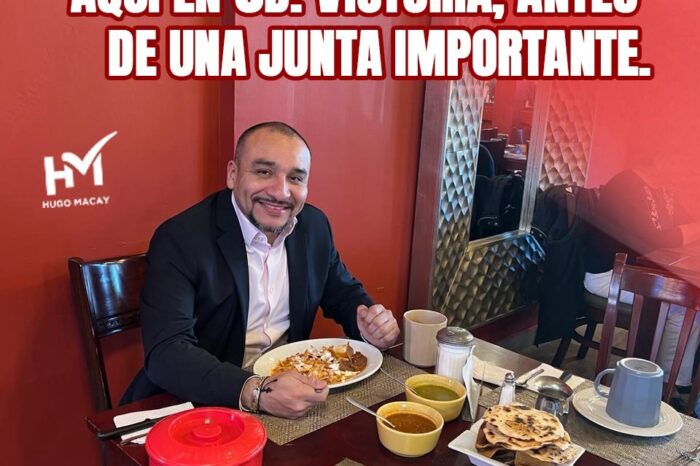 Hugo Macay se encuentra en Ciudad Victoria: Un paso clave en sus aspiraciones políticas