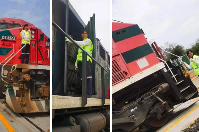 Tiene Tamaulipas a la primera mujer ayudante de maquinista