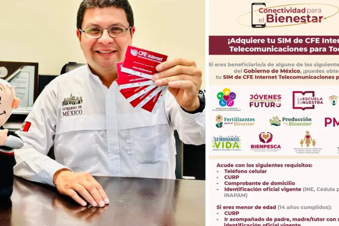 Iniciará Bienestar Internet y telefonía en Tamaulipas