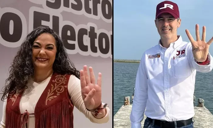 Olga Sosa y Jr se registran para ser candidatos al Senado