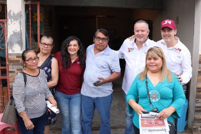 VA CARLOS CANTUROSAS Y CANDIDATOS A SENADORES DE MORENA, PT Y VERDE POR SEGUNDO PISO DE LA 4T EN NUEVO LAREDO Y TAMAULIPAS