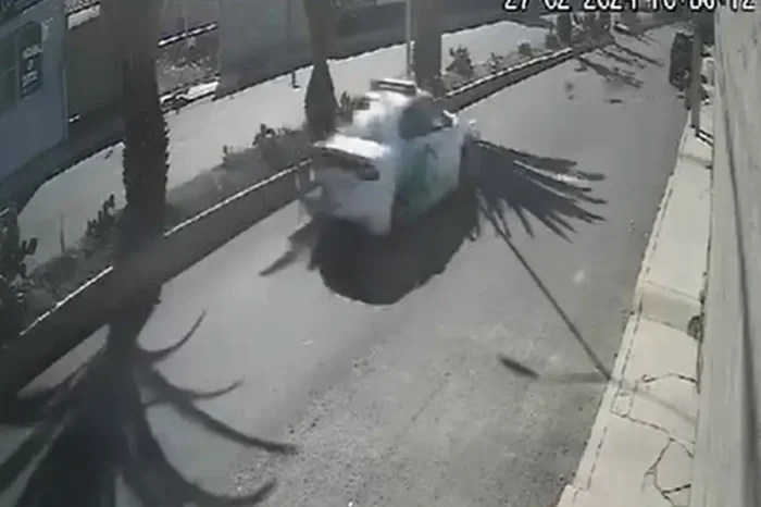 Patrulla de Medio Ambiente atropella a perrito; vecinos graban los hechos
