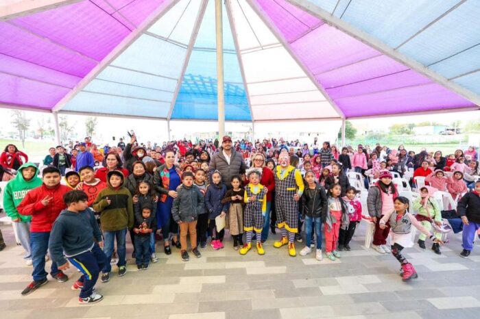 Celebró Alcalde Carlos Peña Ortiz cumpleaños a cerca de 400 niños y niñas en Reynosa