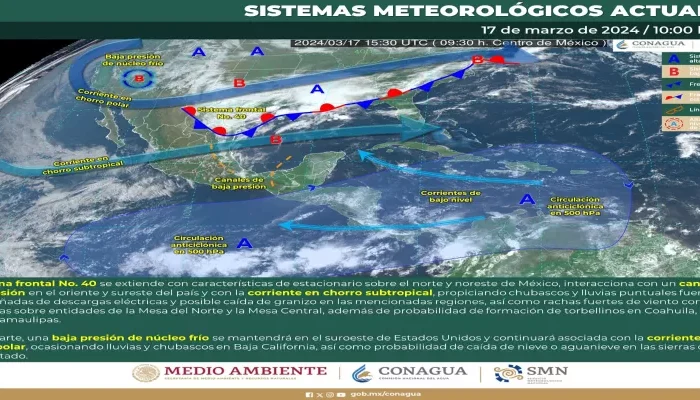 Extiende SMN alerta en Tamaulipas por lluvia y granizadas