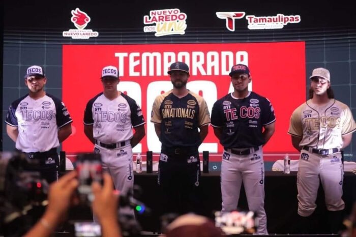 PRESENTAN LOS NUEVOS UNIFORMES DE LOS TECOLOTES DE LOS DOS LAREDOS