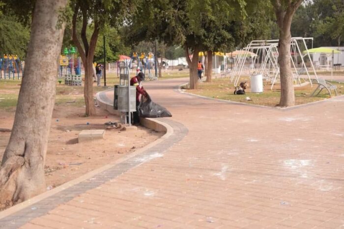 DEJAN PARQUES LIMPIOS DESPUÉS DE LA PASCUA