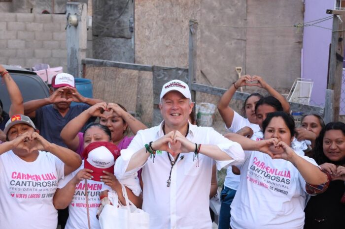 GESTIONARÁ CARLOS CANTUROSAS RECURSOS ECONÓMICOS Y PROGRAMAS SOCIALES PARA BENEFICIO DE NUEVO LAREDO