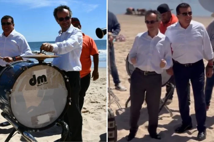 Embajador de Reino Unido en México disfruta de la música de banda en Mazatlán