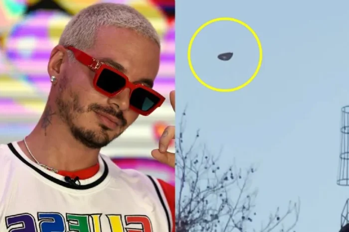 J Balvin capta extraño objeto volador en el cielo